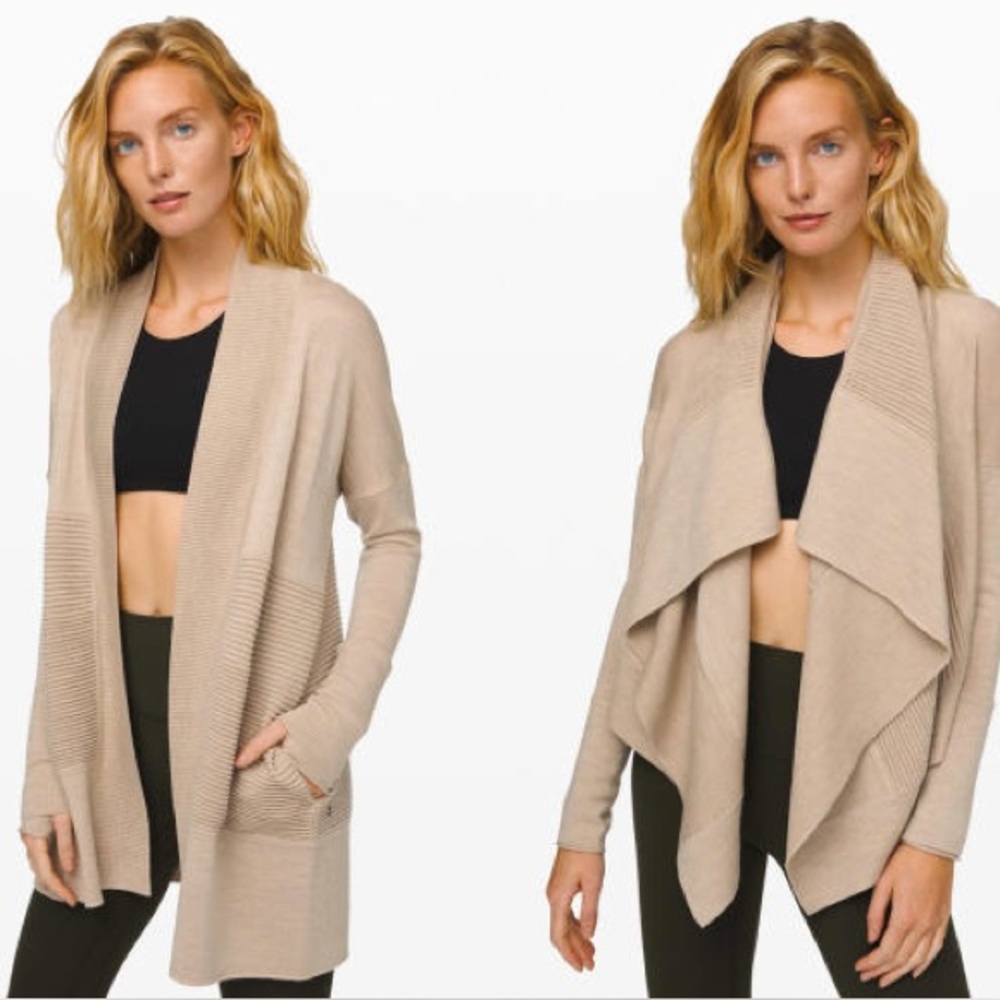 Lululemon sit in lotus cardigan
